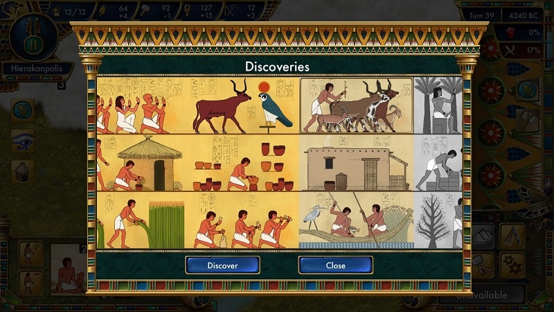 Hành trình xây dựng vương triều trong Predynastic Egypt APK mod