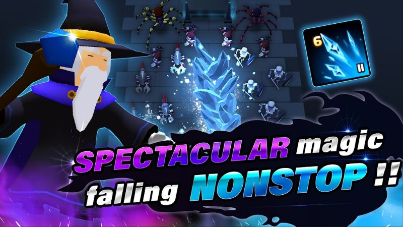 Trở thành pháp sư mạnh nhất vương quốc với Sorcerer’s War APK mod